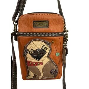 Chala Pug Crossbody Cell Phone Bag
